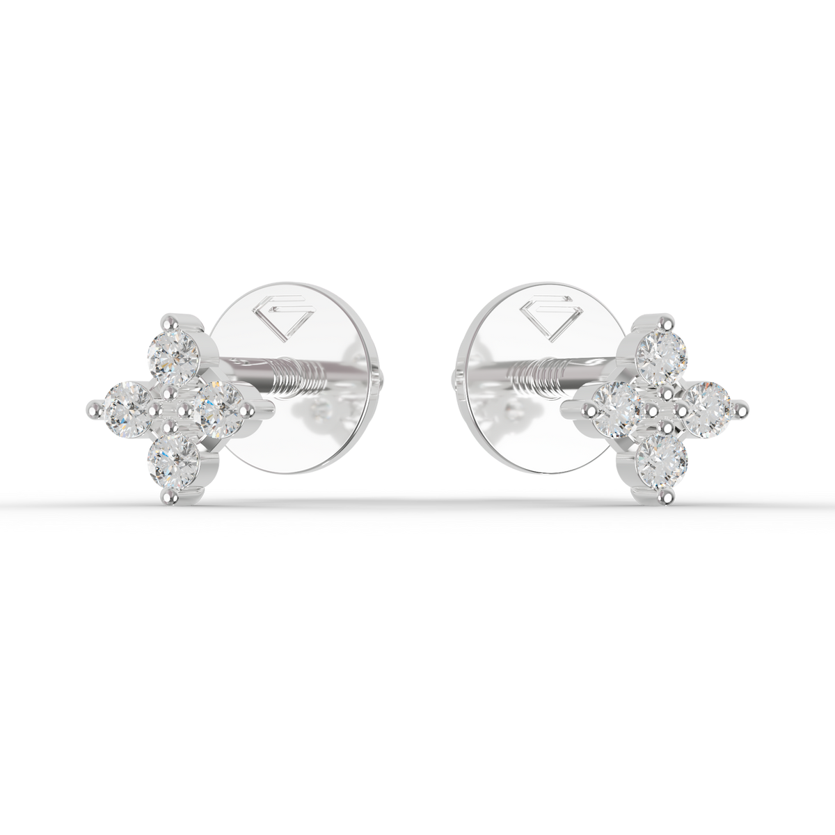 Guru Jewel's Warm Glow Four-Stone Blossom Earrings for Her