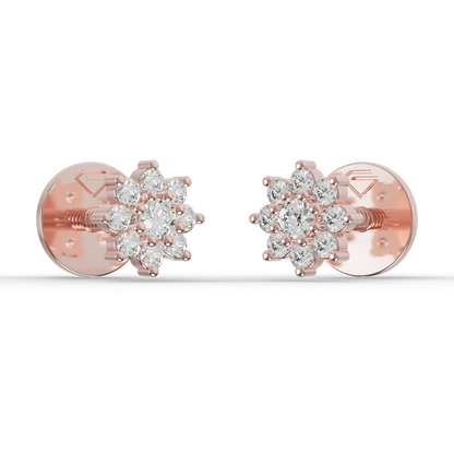 Guru Jewel's Sunshine Daisy Vermeil Earrings for Her