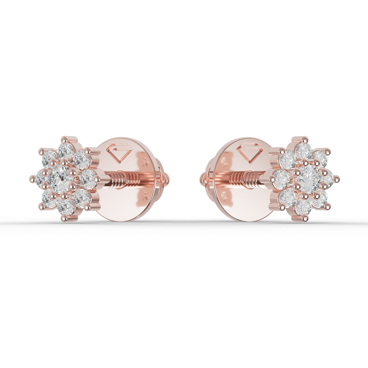 Guru Jewel's Sunshine Daisy Vermeil Earrings for Her