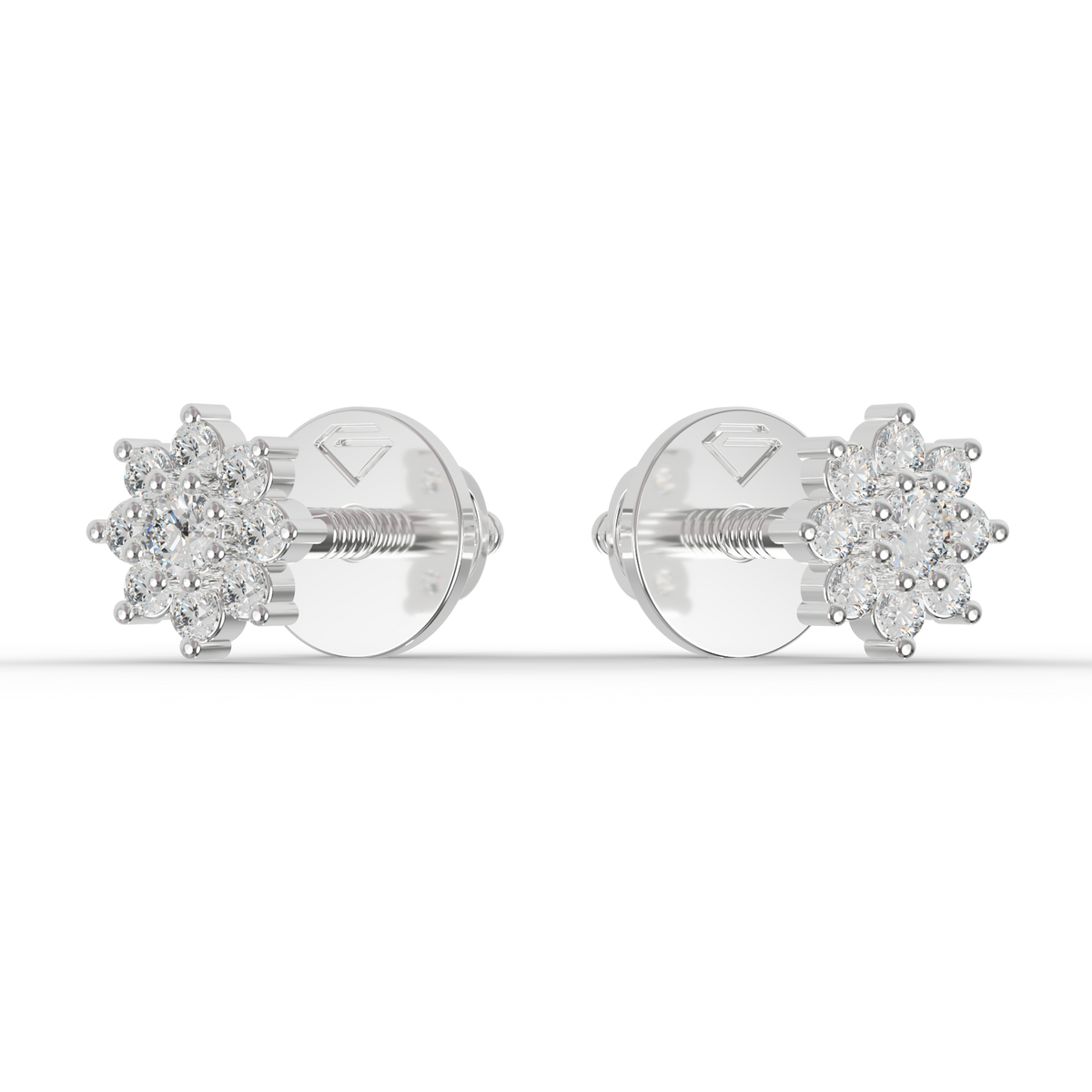 Guru Jewel's Sunshine Daisy Vermeil Earrings for Her