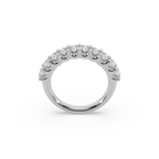 Classic Eternity 925 Silver And Diamond Studded Ladies Ring For Her
