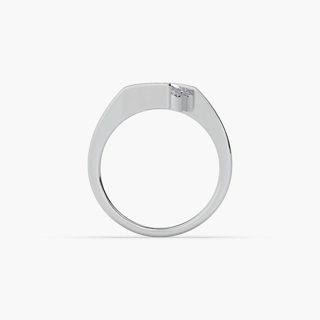 Classic Oval 0.83 CT Solitaire 925 Silver Ladies Ring For Her