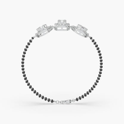 Guru Jewel's Diamond Studded Hand Mangalsutra Bracelet For Her