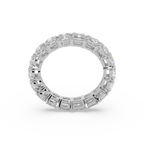 Exclusive Eternity Band 925 Silver And Diamond Studded Ladies Ring For Her