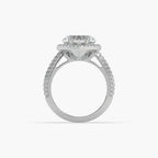 Guru Jewel's Fancy Heart And Round Diamond Studded Heart Shaped Fabulous Ring For Her