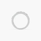 Guru Jewel's Round Diamond Studded Fashion Silver Ring For Her