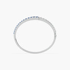 Guru Jewel's Round Solitaire Studded Stunning Silver Bracelet For Her