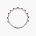 Guru Jewel's Round And Fancy Oval Diamond Studded Beauteous Bracelet For Her