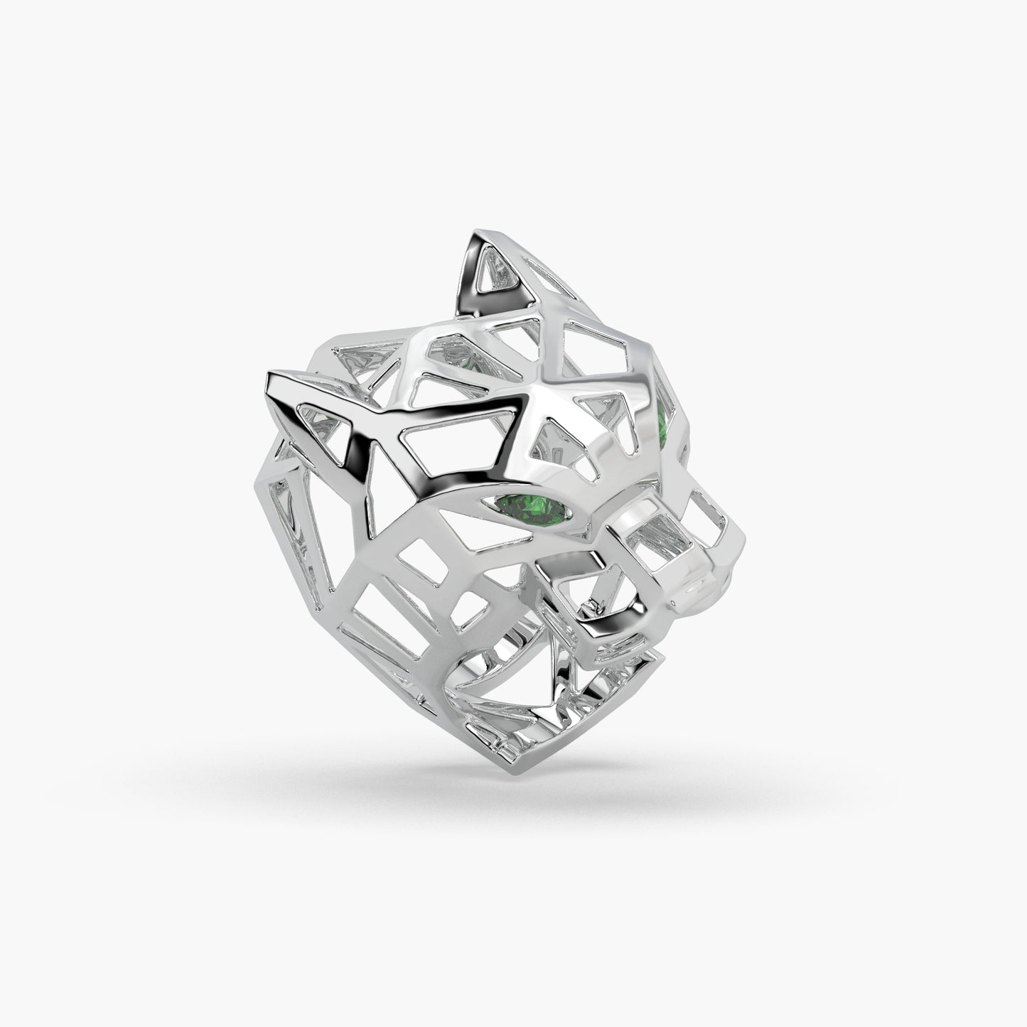 Guru Jewel's Fascinating Panther Style Silver Ring For Him