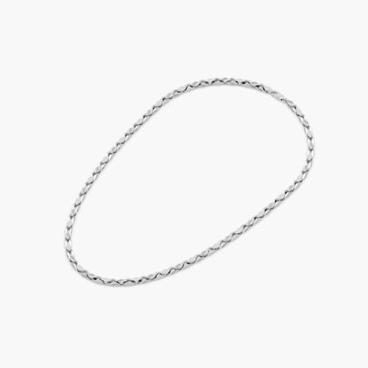 Guru Jewel's Devastating Round Diamond Studded Silver String For Him