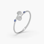 Guru Jewel's Round And Bugget Diamond And Stone Studded Attractive Bracelet For Her