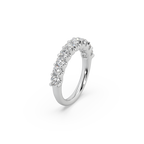 Classic Eternity 925 Silver And Diamond Studded Ladies Ring For Her