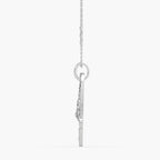 Guru Jewel's Round Diamond Studded In Silver Exclusive Only Pendent For Her