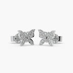 Guru Jewel's Silver Butterfly Earrings For Her