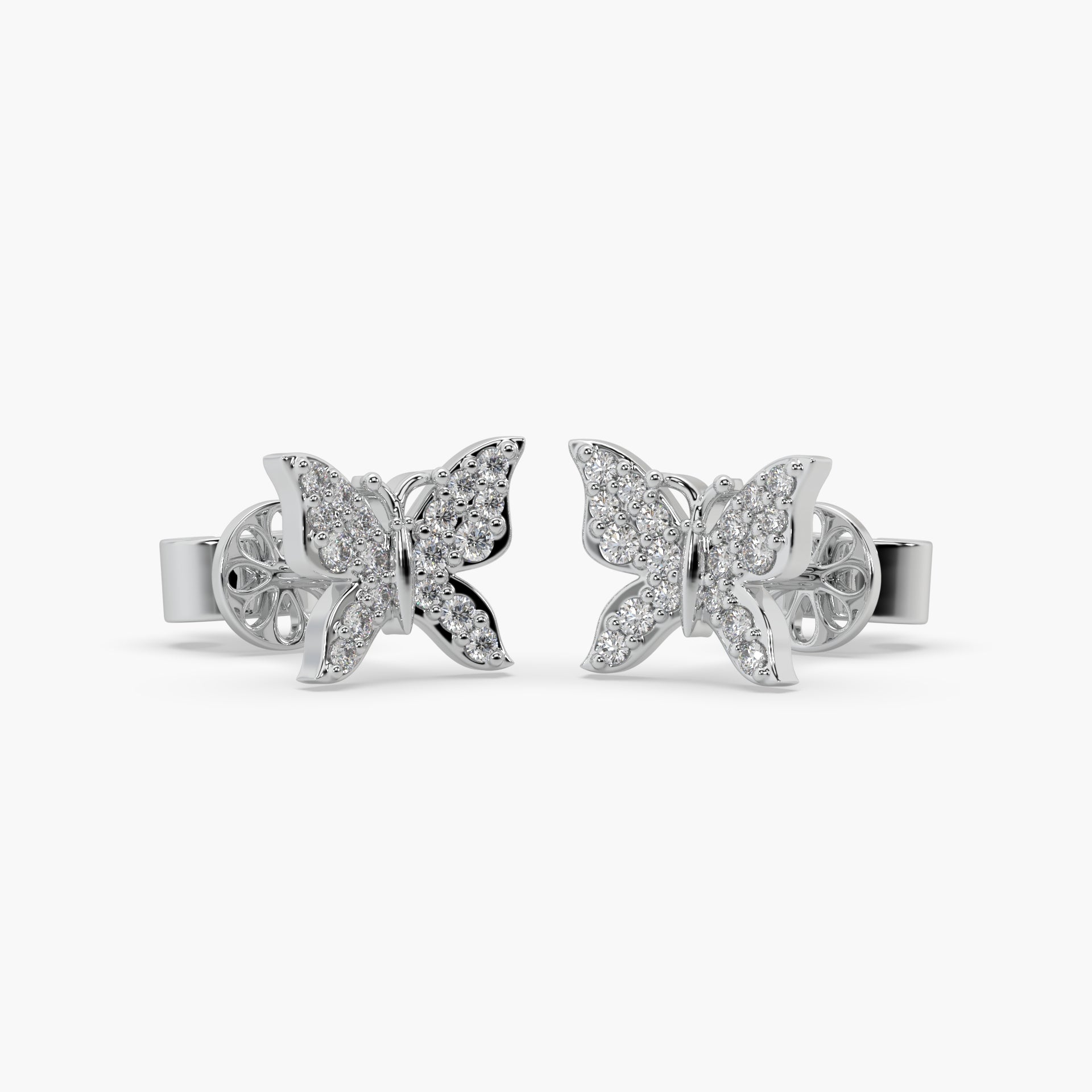 Guru Jewel's Silver Butterfly Earrings For Her