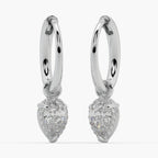 Guru Jewel's Fancy Diamond Studded Bali Style Silver Earrings For Her