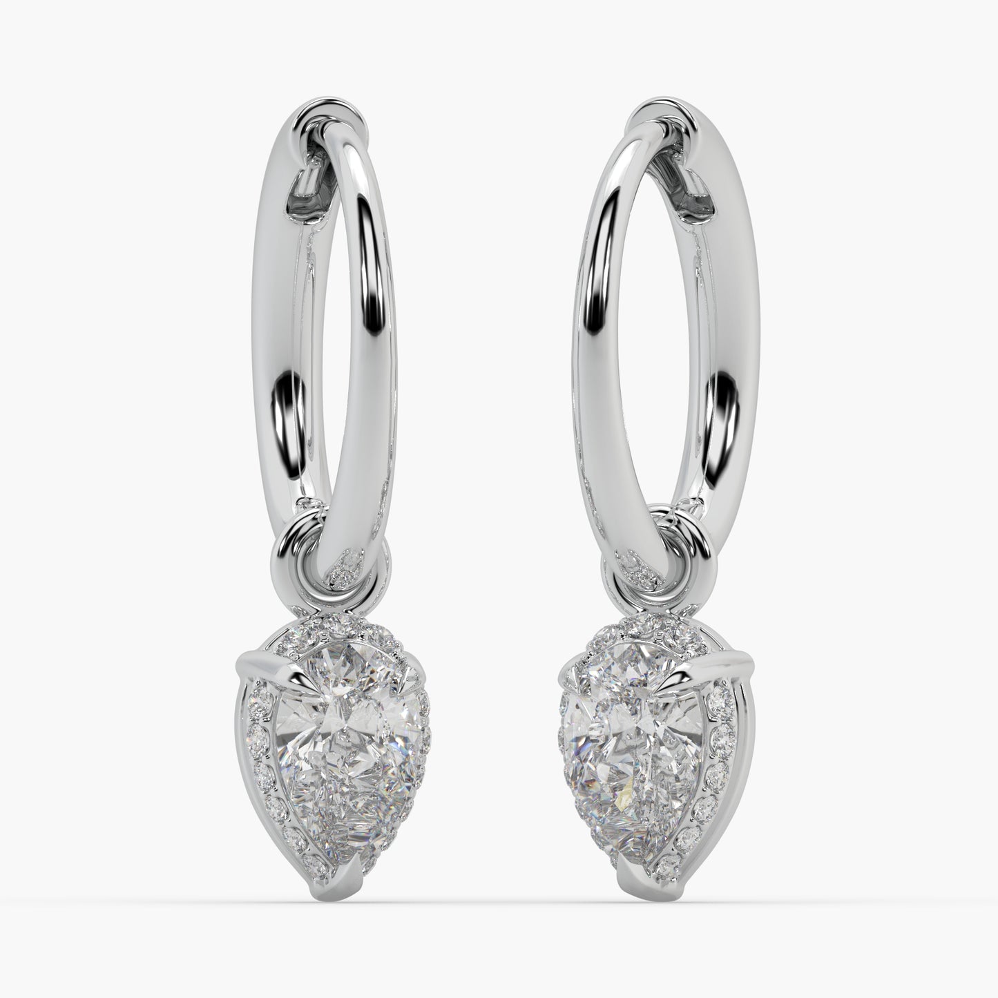 Guru Jewel's Fancy Diamond Studded Bali Style Silver Earrings For Her