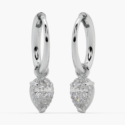 Guru Jewel's Fancy Diamond Studded Bali Style Silver Earrings For Her