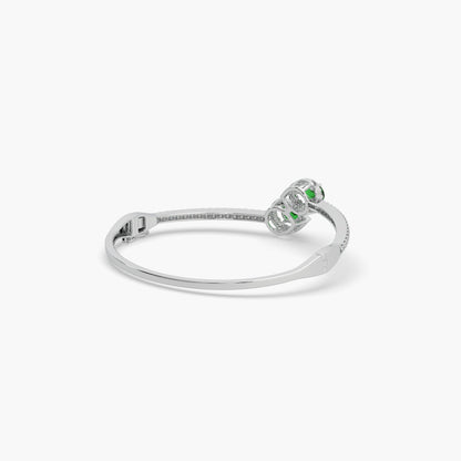 Guru Jewel's Round And Pear Fancy Diamond Studded Bracelet For Her