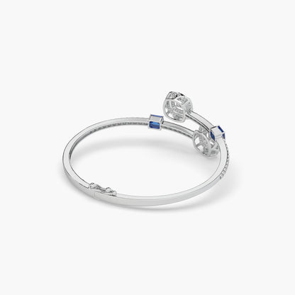 Guru Jewel's Round And Bugget Diamond And Stone Studded Attractive Bracelet For Her