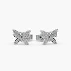 Guru Jewel's Silver Butterfly Earrings For Her