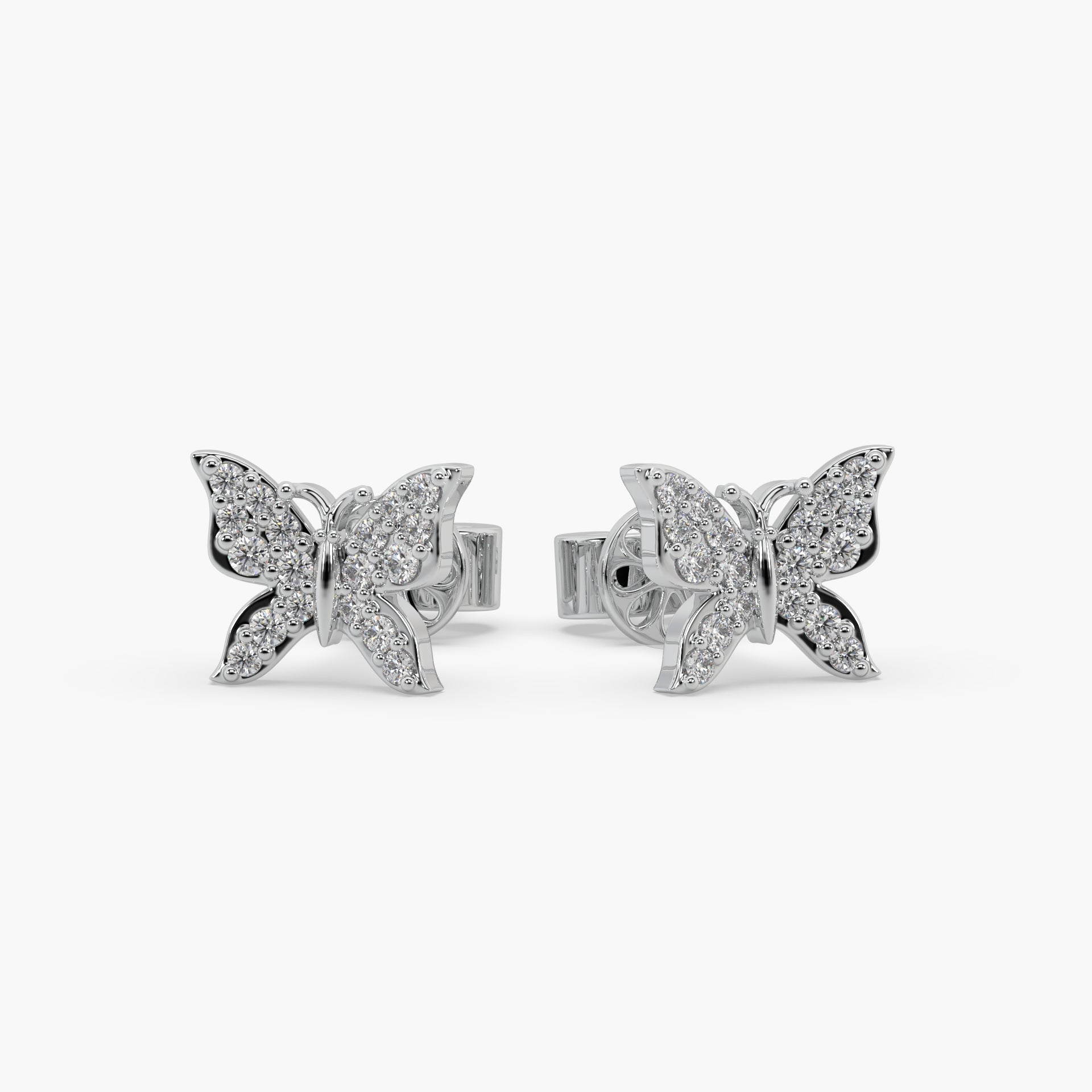 Guru Jewel's Silver Butterfly Earrings For Her