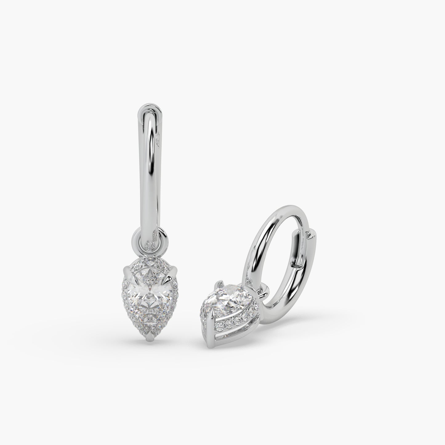 Guru Jewel's Fancy Diamond Studded Bali Style Silver Earrings For Her
