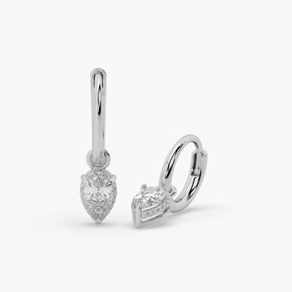 Guru Jewel's Fancy Diamond Studded Bali Style Silver Earrings For Her