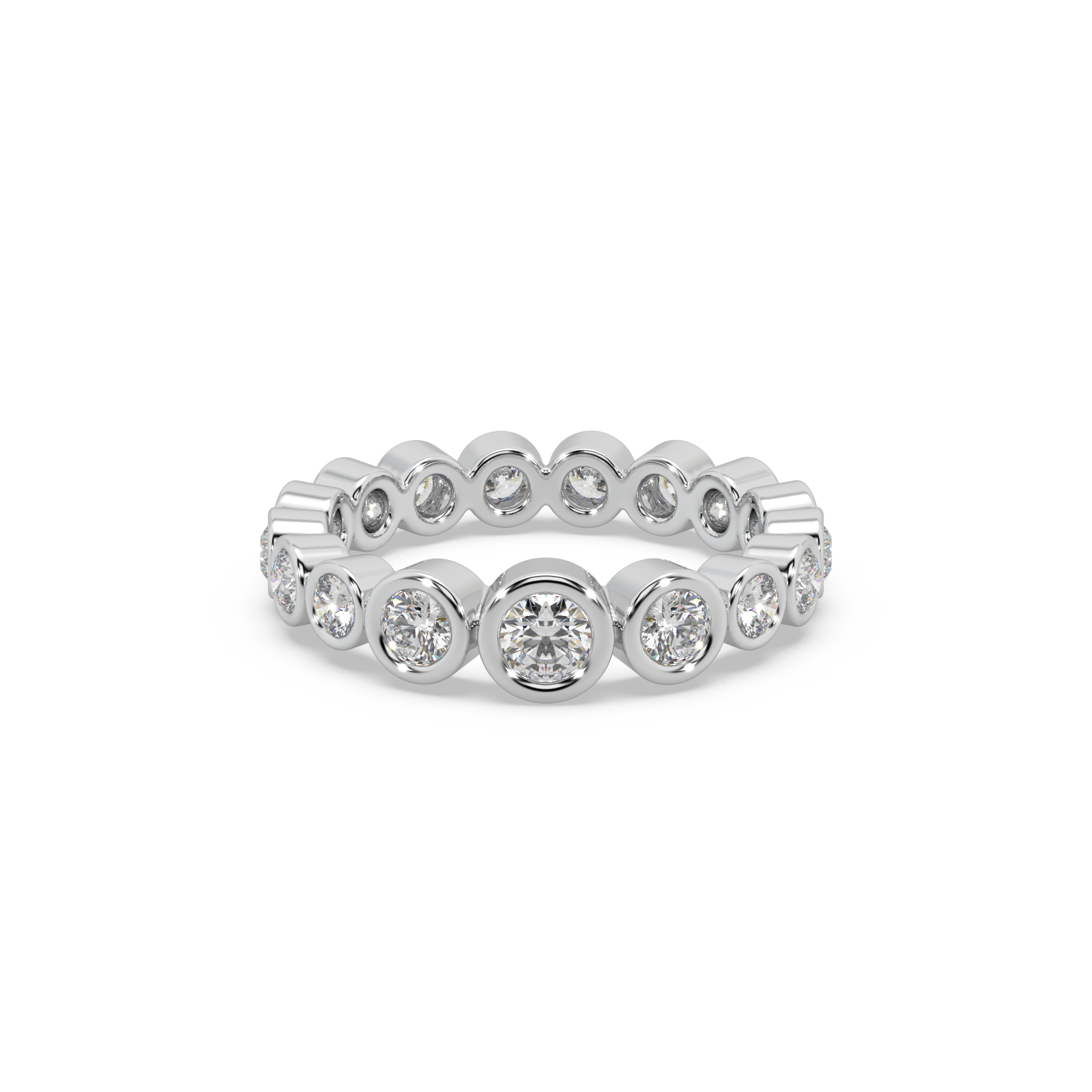 Beauteous Attractive 925 Silver And Round Diamond Studded Ladies Ring For Her