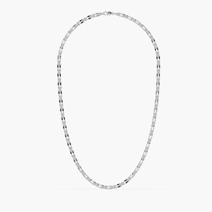 Guru Jewel's Devastating Round Diamond Studded Silver String For Him
