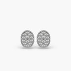 Guru Jewel's Round Studded Oval Shape Earrings For Her