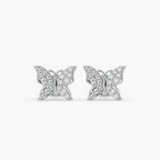 Guru Jewel's Silver Butterfly Earrings For Her