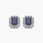 Guru Jewel's Emerald And Round Studded Earrings For Her