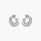 Guru Jewel's Captivating Diamond Studded Panther Pattern Earrings For Her