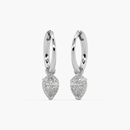 Guru Jewel's Fancy Diamond Studded Bali Style Silver Earrings For Her