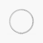 Guru Jewel's Attractive 3.80 MM Round Solitaire Diamond Studded Silver Tennis Bracelet