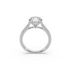Beautiful 925 Silver Solitaire Studded Ladies Ring For Her