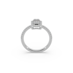 Beautiful 925 Silver And Diamond Studded  Ladies Ring For Her