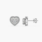 Guru Jewel's Beauteous Diamond Studded In Silver Earrings For Her
