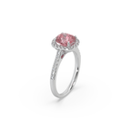 Exclusive 925 Silver 0.42 CT Center Stone Studded Ladies Ring For Her