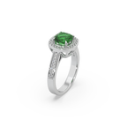 Pink Stone Studded 925 Silver Ladies Ring For Her