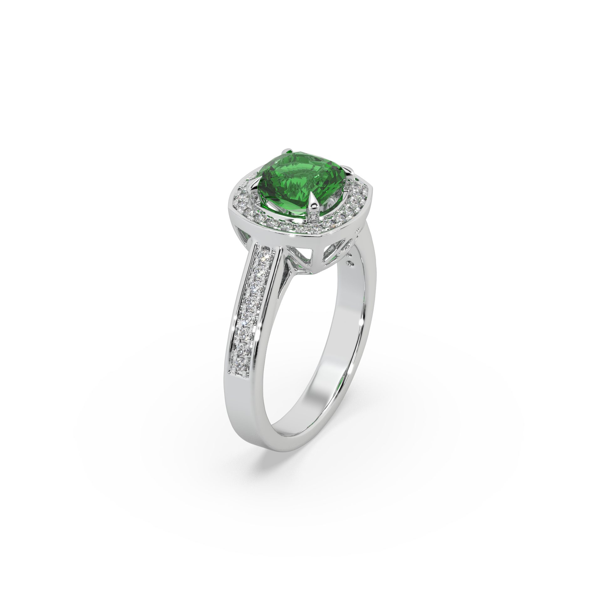 Pink Stone Studded 925 Silver Ladies Ring For Her