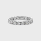 Exclusive Eternity Band 925 Silver And Diamond Studded Ladies Ring For Her