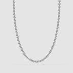 Guru Jewel's Astonishing Round Diamond Studded Silver String For Him