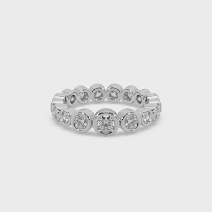 Beauteous Attractive 925 Silver And Round Diamond Studded Ladies Ring For Her
