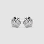 Guru Jewel's Round Solitaire Studded Fancy Shape Earrings For Her