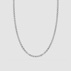 Guru Jewel's Exclusive Round Diamond Studded Silver String For Him