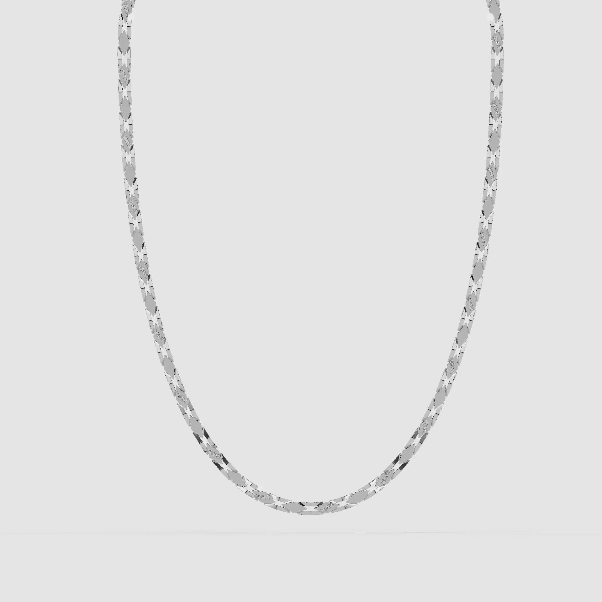 Guru Jewel's Devastating Round Diamond Studded Silver String For Him