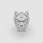 Guru Jewel's Fascinating Panther Style Silver Ring For Him