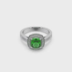Pink Stone Studded 925 Silver Ladies Ring For Her